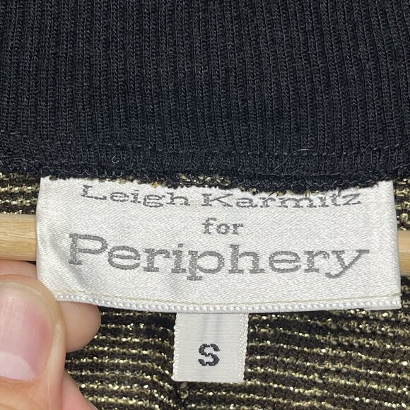 Vintage Leigh Karnitz For Periphery Animal Print Knit Jumpsuit S - Picture 2 of 5